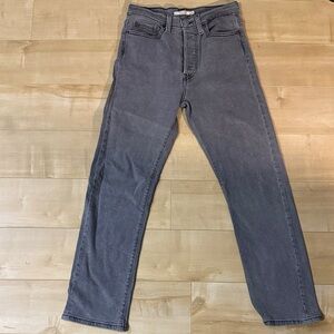 Levi's Men's Straight Fit Jeans in Charcoal